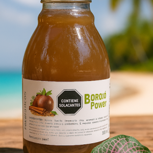 LIMONADA DE BOROJO, ALBAHACA,LIMONARIA CON SEMILLAS DE CHÍA CON PREBIÓTICOS 280ml