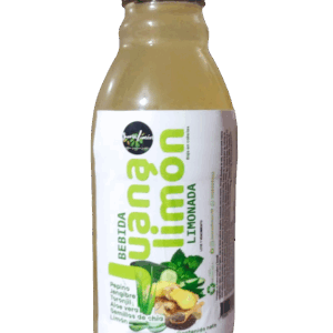 Limonada de Pepino, Jengibre, Apio, Semillas de chía con Prebióticos sin azúcar añadida