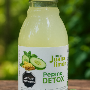 Limonada de Pepino, Jengibre, Apio, Semillas de chía con Prebióticos sin azúcar añadida 280ml